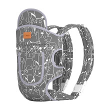 Ergonomic Outdoor Baby Hugging Strap, Horizontal Front Carrier with Comfort Support, Safe Stable Design, Eco-Friendly Breathable Material