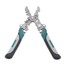 Folding Wire Stripper & Crimping Pliers – CR‑V Steel, 8‑16AWG, Quick‑Lock, High‑Hardness Blade, Multi‑Function Wire Clip & Screwdriver