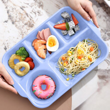 Divided Plates Tray – Microwave & Dishwasher Safe, BPA-Free Plastic, Compatible with Family Dinner, Party, Camping