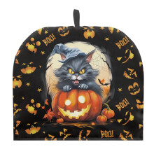 Black Cat Halloween Teapot Cover 1 Piece