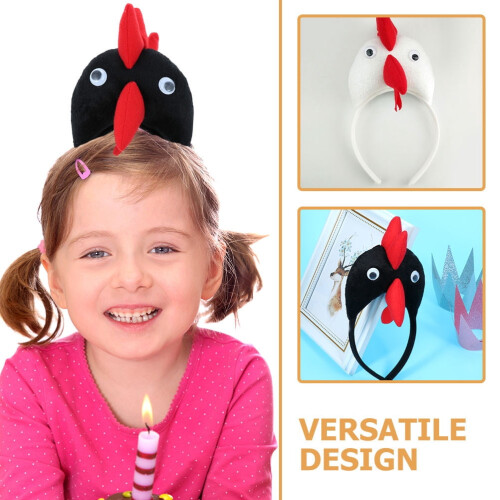 Chicken Headbands Costume Animal Headpiece 3 pcs 1