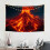 Volcanic Eruption Tapestry Wall Art 60x40in 1