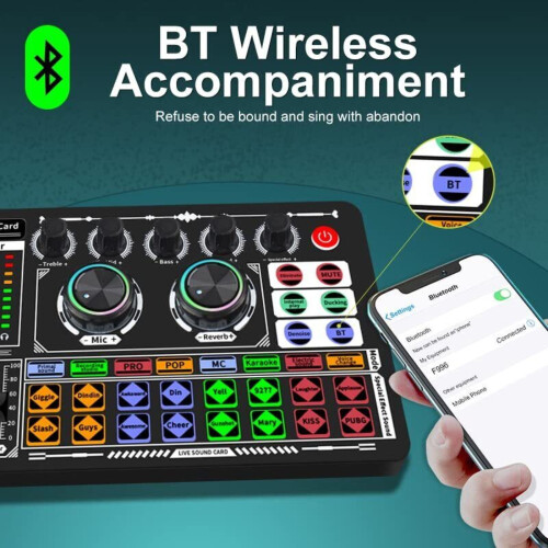F999 Sound Card User-Friendly for Beginners and 1