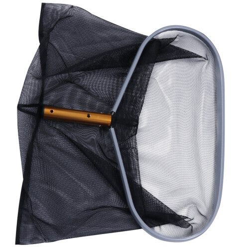 Leaf Mesh Pool Cleaning Net Aluminum Frame Black