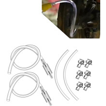 Brake Bleeder Hose with Check Valve 2PCS