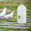 Topbathy Bird Water Feeder Plastic 2-Set White 4