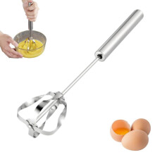 Stainless Steel Semi-Automatic Whisk 3pcs