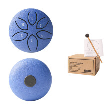 Blue Rain Steel Tongue Drum 3" 6-Tone