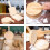 Topbathy 1Pc Dumpling Press Wooden Wrapper Maker Tool Khaki with Handle for Simple Home Use 8