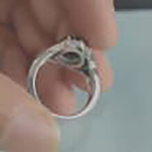 Ladies Natural Stone Rings Ladies Solitaire Rings Ladies 1 Stone Ring Ladies Ring Sizes 6~11 Ladies Oval Stone Rings wedding rings for couples 14PCS