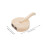 Topbathy 1Pc Dumpling Press Wooden Wrapper Maker Tool Khaki with Handle for Simple Home Use 2