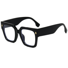Oversized Blue Light Blocking Glasses for Women & Men, Trendy Big Square Frame, Compatible with 80s Ski Goggles Dpg82-11