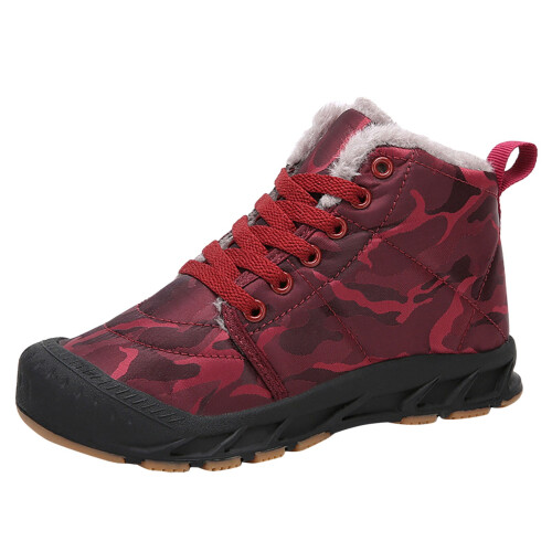 Boys Winter Boots Waterproof Camo Snow Boots 1 Pair