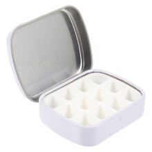 Pallet Pigment Box Watercolor Paint with Pans Storage Child Travel