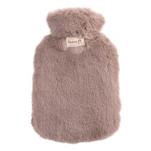 Hot Water Bottle with Soft Fleece Cover 1L