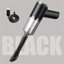 USB Car Vacuum Cleaner 6KPa Suction Portable Handheld ABS