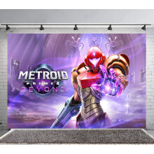 Metroid Dread Backdrop Banner Party Supplies Poster Movie Theme Background for Photography Birthday Decorations