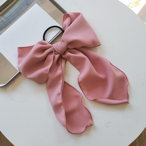 Bow Knot Hair Tie Fabric Ponytail Holder Elastic Band