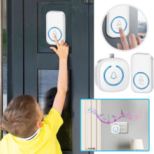 Wireless Doorbell with Long Range Receiver, 60 Ringtones,