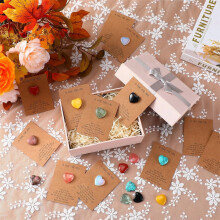 Heart-Shaped Crystal Valentine Cards 40 Pack
