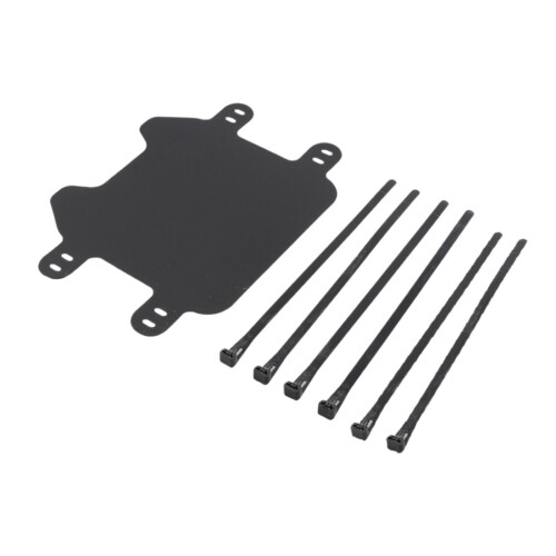 Motorcycle Front License Plate Mount with 4 Straps