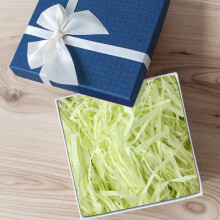 White Crinkle Cut Paper Shred Filler (0.44lb/Pack) for Gift Boxes, Baskets & Wrapping – Compatible with All Standard Fillers