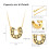 Heart Urn Necklace for Ashes U-Shape Pendant Keepsake 2