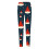 Dame polyester blomsterankelleggings blå XXL 6