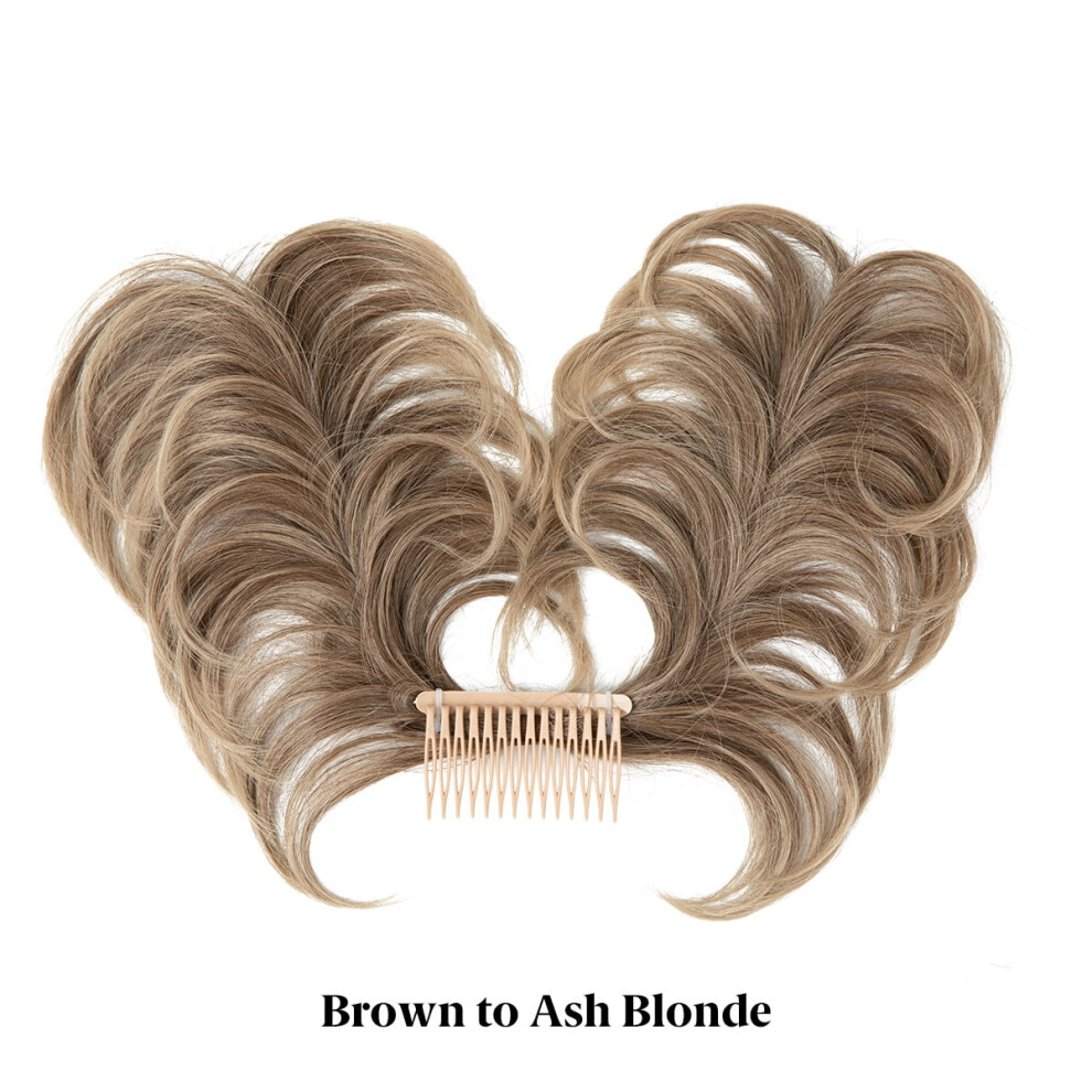 Hair Piece for Women Natural Straight Messy Bun Side Comb
