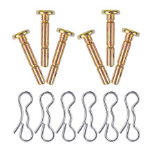 6 Sets Snowblower Shear Pins Replacement Snow Blower Parts Shear Pins Cotter Pins