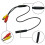 Car Backup Reverse Camera Wire Harness 4-Pin Male to CVBS 8