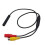 Car Backup Reverse Camera Wire Harness 4-Pin Male to CVBS 2