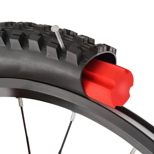Cykeldäcksinsats utan punktering, yttre skydd 1