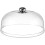 Clear Plastic Cake Dome Cloche Bell Screen Tray Cover 1