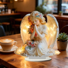 Vintage Indoor Christmas Decor, Xmas Desktop Ornament, 2D Flat Home Decoration (1PC) – Compatible with Christmas Themes