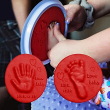 Baby hand and foot print mold pink 35 g