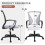 Mesh Office Chair White Adjustable Height 250 lb 7