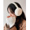 Y2K Pink Bow Plush Earmuffs Windproof 1pc 1