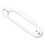 Flat Single Coil Pickup Ring Guitar Pickup Frame for Electric Guitars 1Pcs 1