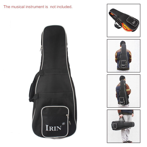 Sac à dos pour mandoline, résistant, lavable, double fermeture éclair, 28 x 11 1