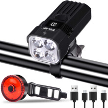 Bike Lights 2000 Lumens IPX65 Waterproof 7 Modes USB