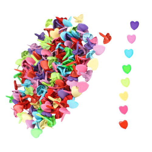 Colored Split Pins Metal Paper Fasteners 100 pcs