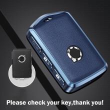 Aluminium Leather Car Key Fob Case Cover Holder Shell For Volvo S60 S90 XC60 V90