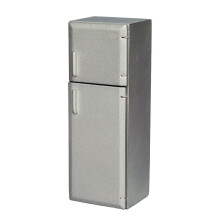 unbranded Refrigerator Model Mini Fridge Refrigerators Retro Vintage Home Decor Silver