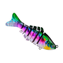 7-Segment Fishing Swimbait – Lifelike Saltwater/Freshwater Attractor for Youth & Adult Anglers, Compatible with Baitcaster Rods, Reels & Combos