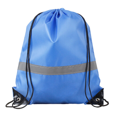 Portable fitness handbag lightweight reflective drawstring