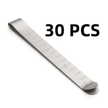 30PCS Stainless Steel Sewing Clips With Measurement Ruler Quilting Supplies