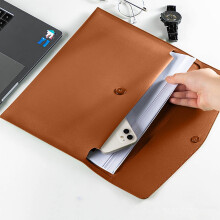 Portfolio Organizer Binder Matte Faux Leather Letter Size