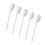 White disposable plastic spoon for eating 100 pcs 1