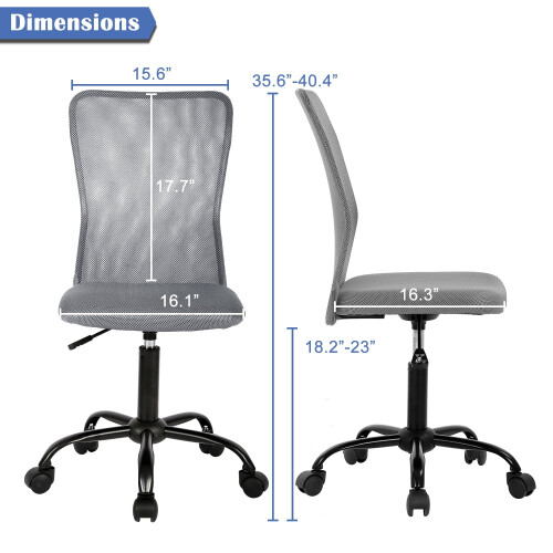 Verkkotuoli ergonominen keskiselkänojalla, harmaa 1